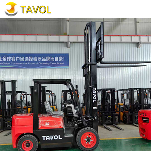 Montacargas Diésel con Motor Euro V, Montacargas de <span class=keywords><strong>2</strong></span>, 3, 3.5 y 4 Toneladas con Neumáticos Delanteros Dobles, Montacargas con Mástil de 3 Etapas de 5 Metros - Product Image 5