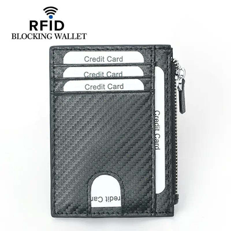 New Gift Men's RFID Wallet, Smart Blocking Theft Wallet for Woman