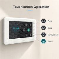 Envío Rápido, Sistema de Videoportero AHD de 4 Cables, 7 Pulgadas, 1080P, Teléfono para Puerta, Aplicación Tuya, Resistente al Agua, Control de Acceso para Viviendas, 2 Años de Garantía
