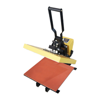 Grosir Format besar 60*80 cm Pull-out mesin sublimasi Manual t Shirt mesin tekanan panas kulit