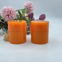 Pot démaquillant Spot grande capacité couleur carotte crème pour les mains sous-bouteille pot de crème pour le visage emballage pot de lotion pour le corps