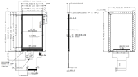 Écran IPS 3,5 pouces TFT LCD 480*800 haute luminosité avec interface SPI+RGB, circuit intégré de pilote ST7701SN, tactile en option