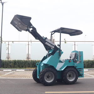Ücretsiz kargo ucuz Epa motor tekerlek/parça yükleyici dizel mini skid steer parça yükleyici Mini Skid nokta dönüşlü yükleyici parça ile - Product Image 5