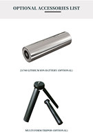 Lampe torche Overseasdesign HEX-13 pour le camping, batterie LG, charge rapide, portable, voyage, glamping, personnalisation de petites commandes