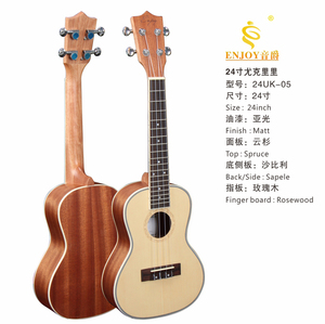 24UK-04 Venta al por Mayor Directa de Fábrica, <span class=keywords><strong>Ukelele</strong></span> de 24 Pulgadas, 4 Cuerdas, <span class=keywords><strong>Ukelele</strong></span> de Sapele, Instrumento de Cuerda Similar a una Guitarra - Product Image 2