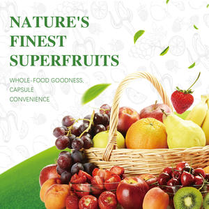 Cápsulas de Superfrutas Altas en Fibra - Mezcla <span class=keywords><strong>Soluble</strong></span> e Insoluble en Agua, Apoya la Salud Intestinal - Suministro a Granel para Nutrición Diaria - Product Image 6