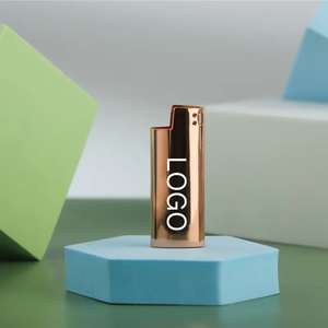 Estuche para Encendedor de Aleación de Zinc Personalizado al por Mayor, con Cordón, Portátil, Impermeable y Resistente a Golpes para <span class=keywords><strong>BIC</strong></span> J5 J6, Accesorios para Fumar - Product Image 2