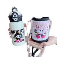 Tasse thermos sous vide en acier inoxydable 500ml pour enfants de dessin animé mignon tasse isolée pour enfants de 316 ml en acier inoxydable 500