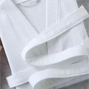 Accappatoio da Hotel a Doppio Strato con Tessitura a Nido d'Ape, Spesso, Unisex, per Coppie, Lungo in Spugna Super Assorbente - Product Image 4