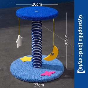 Árbol para Gatos que Ahorra Espacio, Recubierto de Sisal, Diseño de Cielo Estrellado con Escondite Tipo Cápsula, Ideal para Hogares Pequeños - Product Image 6