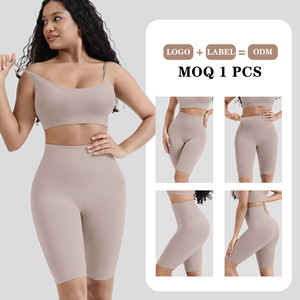 Corset gainant sans couture pour femme, <span class=keywords><strong>grande</strong></span> <span class=keywords><strong>taille</strong></span>, avec logo personnalisé, style euro-américain, pour sculpter les fesses et affiner le ventre, avec bretelles halter - Product Image 3