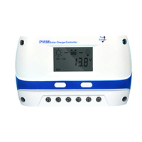 Panneau régulateur 12V 24V Auto double USB batterie au plomb 10a 20amp 30a 40a 50a 60a PWM contrôleurs de Charge solaire