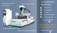 Jinan PMSK linéaire Atc CNC Router 1325 Machine de découpe de nidification du bois