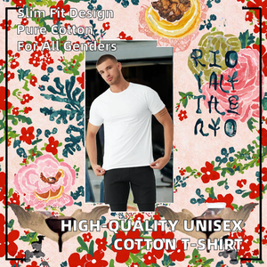 T-shirt uni de haute qualité 100% coton, coupe ajustée, personnalisable, pour femmes/hommes, style décontracté en gros avec impression sérigraphique - Product Image 2