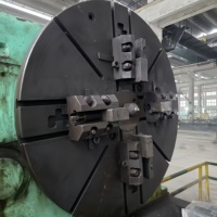 Tour à vilebrequin robuste Kramatorsk K3TC 2000 testé sur site pour l'usinage de vilebrequins de moteurs diesel marins