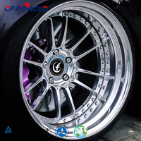 Rines de Aleación Forjados de 2 Piezas con Acabado Pulido Personalizado, Multirradio, 19, 20, 21 Pulgadas, 5x112, para BMW Serie 5, Serie 7, G30, G11, Estilo Stance Personalizado