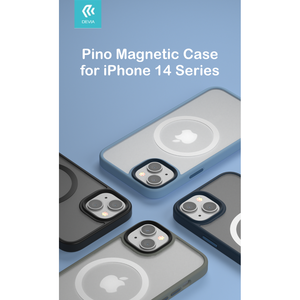 Blu per Apple per Magsafe custodia del telefono copertura Pino Magnetica per iPhone 14 Pro 14 Plus 13 Pro Max Promax con galvanica artigianale - Product Image 1