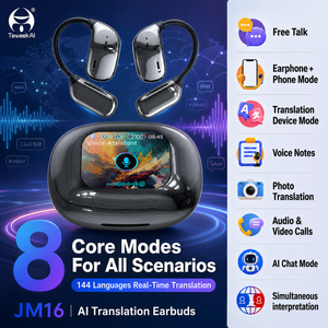 Auriculares JM16 con Traducción IA en 146 Idiomas, Voz, Video, Foto, Interpretación Offline y Online, Grabación de Reuniones, Traducción con IA ChatGPT - Product Image 3