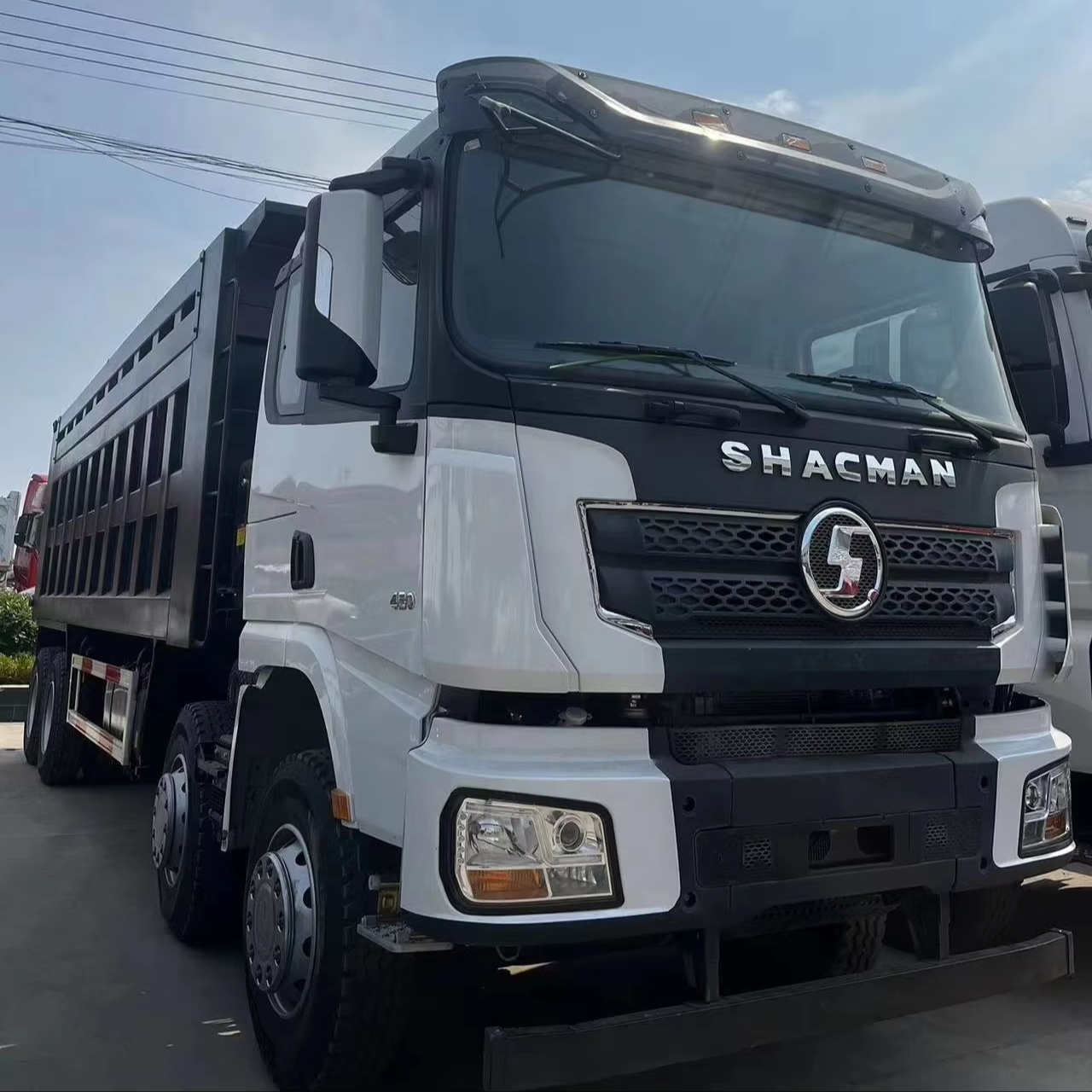 SHACMAN X3000 8x4 с правым/левым рулем тяжелый дизельный топливный самосвал механическая коробка передач гидравлический новый грузовик Weichai