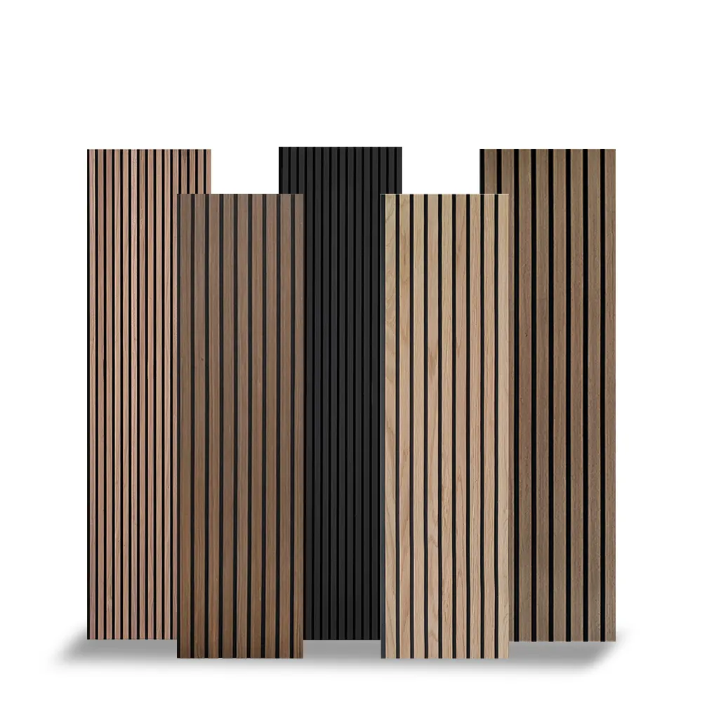 China Standard Factory Reasonable Price Wooden Acoustic Slat Wall Panels Akoestische Panelen