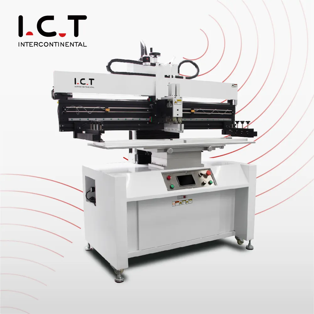 Schlussverkauf halbautomatischer PCB-Lötform-Batterie-Drucker Lötpaste-Drucker halbautomatischer SMT manueller Lötpaste-Drucker China