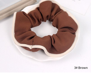 Crème MUJU, cravates vintage françaises, accessoires pour cheveux de femme, chouchous - Product Image 5