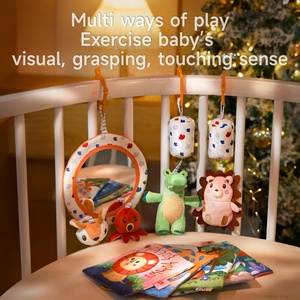Ensemble de livres suspendus avec hochet pour bébé Tumama, <span class=keywords><strong>miroir</strong></span> pour bébé, animaux marins, hochet suspendu pour poussette et lit bébé, ensemble de jouets pour bébé - Product Image 5