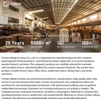 Chaise de loisirs en bois moulé de l'usine de Foshan, avec structure en contreplaqué courbé