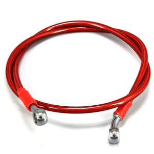 Tuyau de frein universel QDGY en acier tressé pour étrier fixe gauche, pour moto et véhicule électrique, modification de freinage - Product Image 5