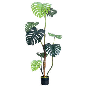 Meilleur monstera artificiel plante en pot <span class=keywords><strong>intérieur</strong></span>/extérieur bonsaï plante artificielle de fromage <span class=keywords><strong>suisse</strong></span> pour la maison <span class=keywords><strong>d</strong></span>écoration de vie - Product Image 5
