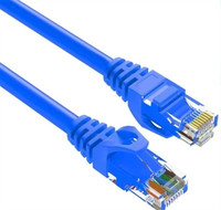 Cable de Conexión Ethernet Cat6A Cat6 RJ45, Cable LAN Delgado de Cobre Puro, Cable de Internet de Alta Velocidad Gigabit, OEM Pro