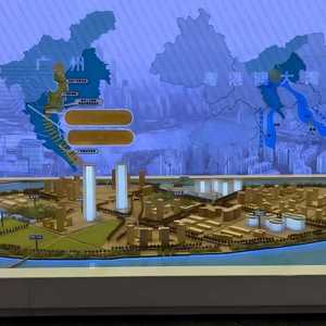 Modello Architettonico in Plastica Stampato in 3D per Sviluppo <span class=keywords><strong>Immobiliare</strong></span>, Modello in Miniatura Personalizzato con Illuminazione LED - Product Image 5