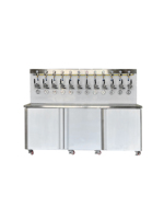 Distributeur mural de bière entièrement automatique Distributeur de bière à refroidissement par eau personnalisé à vendre