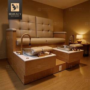 Chaise de pédicure pour hommes, vente chaude, sans plomberie, double banc de pédicure, station pour équipement de salon, mobilier - Product Image 3