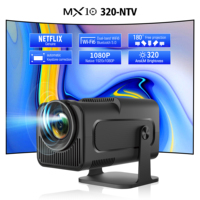 Mini projecteur d'usine HY320 Android 11, double Wi-Fi 6, résolution native 1920*1080P, pour cinéma maison, version améliorée du mini projecteur HY320