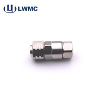 Conector Coaxial RF, fabricante profesional, 4,3/10 macho/hembra para cable 1/2 rf