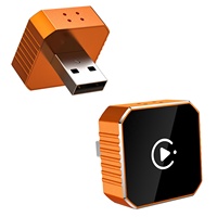 Adaptateur sans fil Carplay Android Auto 2 en 1, mini boîte de conversion pour Carplay filaire d'origine universel