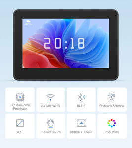 ESP32-S3-Touch-LCD-4.3-B บอร์ดพัฒนาหน้าจอสัมผัสแบบ Capacitive ขนาด 4.3 นิ้ว ความละเอียด 800x480 รองรับการสัมผัส 5 จุด พร้อมโปรเซสเซอร์ 32 บิต LX7 Dual-core รุ่น A959 - Product Image 4