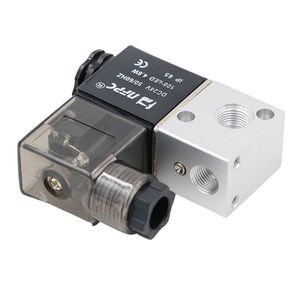 Válvula Solenoide Nfpc 3V1-08/06 DC 24V, Puerto de 1/4 Pulgada, Válvula de Control Electro-Neumática - Product Image 1