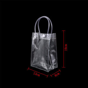 Sacola de sacola de <span class=keywords><strong>pvc</strong></span> com impressão de logotipo personalizada, eco-friendly, reutilizável, para compras - Product Image 3