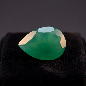 Ónix Natural en Forma de Pera de 7x9 mm, Verde/Rojo/Negro, Precio de Fábrica al por Mayor, Gemas Sueltas Facetadas de Alta Calidad, Certificadas por IGI 1.70 - Product Image 4