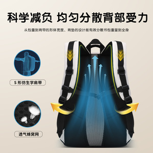 Zhiya Student <b>Backpack</b> 15 Inches Large Capacity <b>School</b> Bag For High <b>School</b> Students Lightweight With Zipper Pocket - Product Image 4