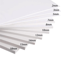 Feuille de plastique en PVC rigide blanc 1220x2440mm 4*8 pieds 3mm 4mm 5mm Panneau en PVC Celuka pour la décoration