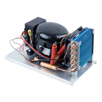 Unit Pendingin Otomatis Mini Kompresor Kondensor Refrigerasi Mobile Freezer -20C 8C R-410A/R-404A Kompatibilitas 110V/220V