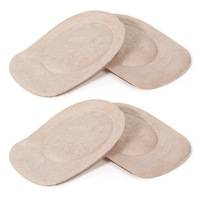 GEL Semelle intérieure demi-coussin pour femme avec talonnette discrète et absorption des chocs pour le soulagement de la douleur au talon