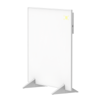 Panneau chauffant en cristal de carbone à économie d'énergie, affichage LED frontal, thermostat, mural et sur pied pour la maison et le bureau