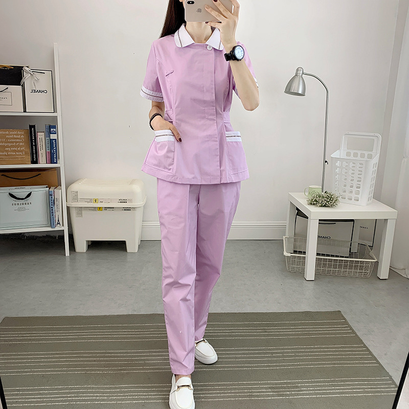 Light lotus pink short-sleeve set