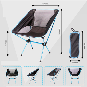 Sac à dos portable orange personnalisé, taille de bouteille graphique, pique-nique pliable voyage océan camping plage <span class=keywords><strong>chaise</strong></span> - Product Image 4