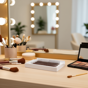 ต่อขนตาสีน้ำตาลอ่อน ให้ลุคธรรมชาติ สำหรับช่างต่อขนตามืออาชีพ ต่อขนตาสีน้ำตาลอ่อนสำหรับลุคแต่งหน้าแบบธรรมชาติ - Product Image 6