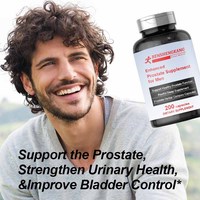 Complément alimentaire pour la santé de la prostate masculine, favorisant une fonction prostatique saine, capsules de complexe à base de plantes pour la prostate, fabriqué en usine